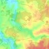 Les Mussots topographic map, elevation, terrain