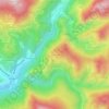 Les Crottes topographic map, elevation, terrain