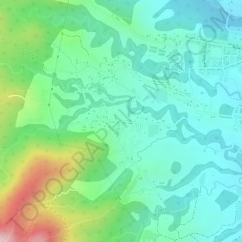 Duportail topographic map, elevation, terrain