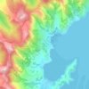 Governors Bay topographic map, elevation, terrain