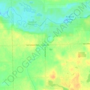 Russellville topographic map, elevation, terrain