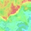 Hüttenreute topographic map, elevation, terrain