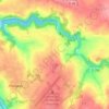 La Villeneuve topographic map, elevation, terrain