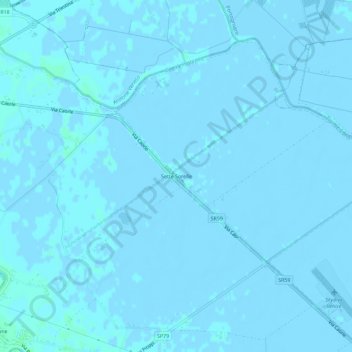 Sette Sorelle topographic map, elevation, terrain