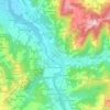 Godiasco topographic map, elevation, terrain