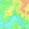 Les Bouillants topographic map, elevation, terrain