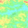 Dayuma el 40 topographic map, elevation, terrain