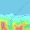 Azaghar topographic map, elevation, terrain