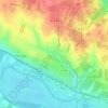 Champs de Bataille topographic map, elevation, terrain