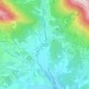 Porquera de Santullán topographic map, elevation, terrain