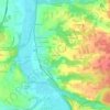 Beauchail topographic map, elevation, terrain