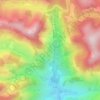 Mutum Preto topographic map, elevation, terrain