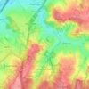 Ziekendries topographic map, elevation, terrain
