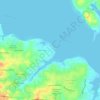 Weatherly topographic map, elevation, terrain