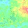 Latton topographic map, elevation, terrain