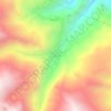 Totoral topographic map, elevation, terrain