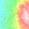 As-Suweida topographic map, elevation, terrain