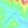 Truchas / Trueitas topographic map, elevation, terrain