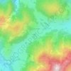 Oberau topographic map, elevation, terrain