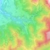 Mezzacca topographic map, elevation, terrain
