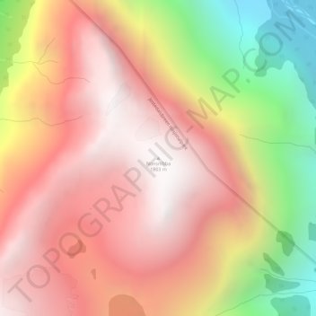 Nonsnibba topographic map, elevation, terrain
