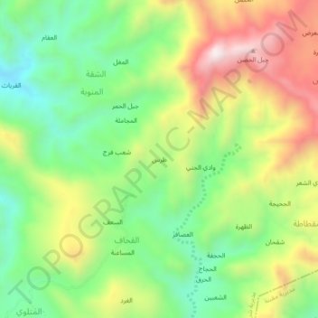 Zaras topographic map, elevation, terrain