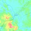Bandarban topographic map, elevation, terrain