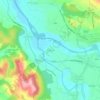 Bideren topographic map, elevation, terrain