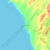 Port William topographic map, elevation, terrain