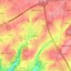 Vedrin topographic map, elevation, terrain