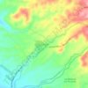 Las Juntas topographic map, elevation, terrain