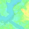Taracua topographic map, elevation, terrain