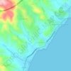 Casares del Sol topographic map, elevation, terrain