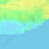 Jaywick topographic map, elevation, terrain