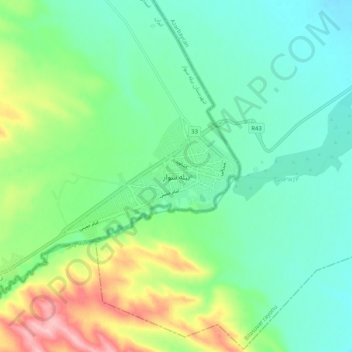 Bilasuvar topographic map, elevation, terrain