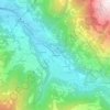 Versegères topographic map, elevation, terrain