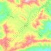 沩山乡 topographic map, elevation, terrain