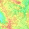 Aux Mechinauds topographic map, elevation, terrain