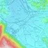 Ilidža topographic map, elevation, terrain