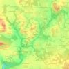La Roselais topographic map, elevation, terrain