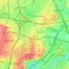 Harry Stoke topographic map, elevation, terrain