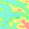 Barra Funda topographic map, elevation, terrain