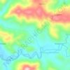 Pili topographic map, elevation, terrain
