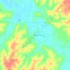 Hiteman topographic map, elevation, terrain
