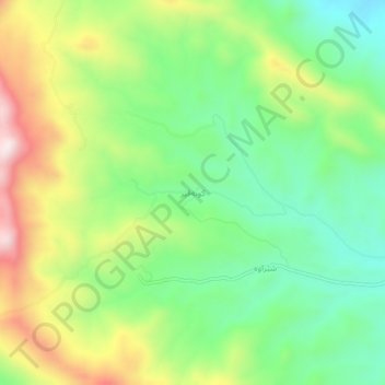Kuna Qir topographic map, elevation, terrain