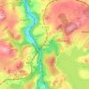 Jocketa topographic map, elevation, terrain