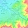 Charlton Kings topographic map, elevation, terrain