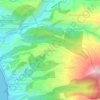 Eggleston topographic map, elevation, terrain