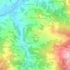 Spinello topographic map, elevation, terrain