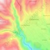 Santa Rosa Pampa topographic map, elevation, terrain